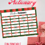 45 Hilarious Christmas Party Games Christmas Pictionary Free