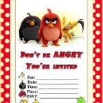 8 Free Angry Birds Invitation Templates Invitation World