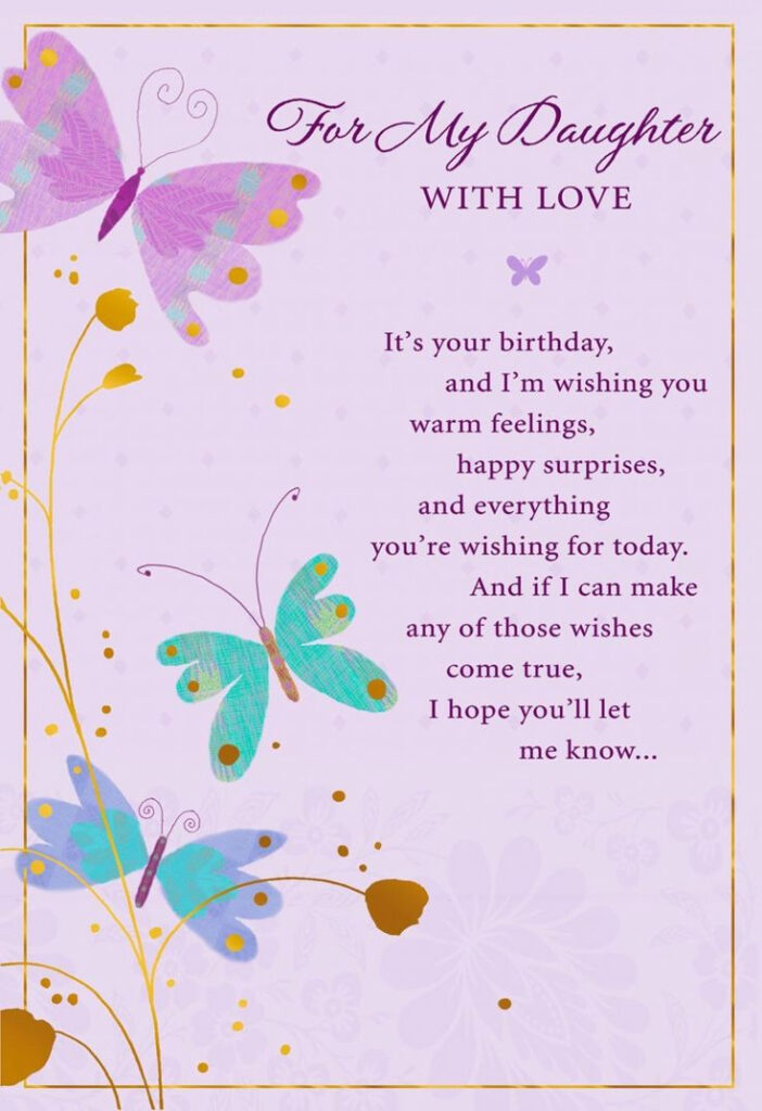 9 New Ideas Daughter Birthday Cards For Facebook In 2021 Happy 