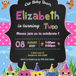 Baby Shark Digital Birthday Invitation Printable Invitation Baby Shark
