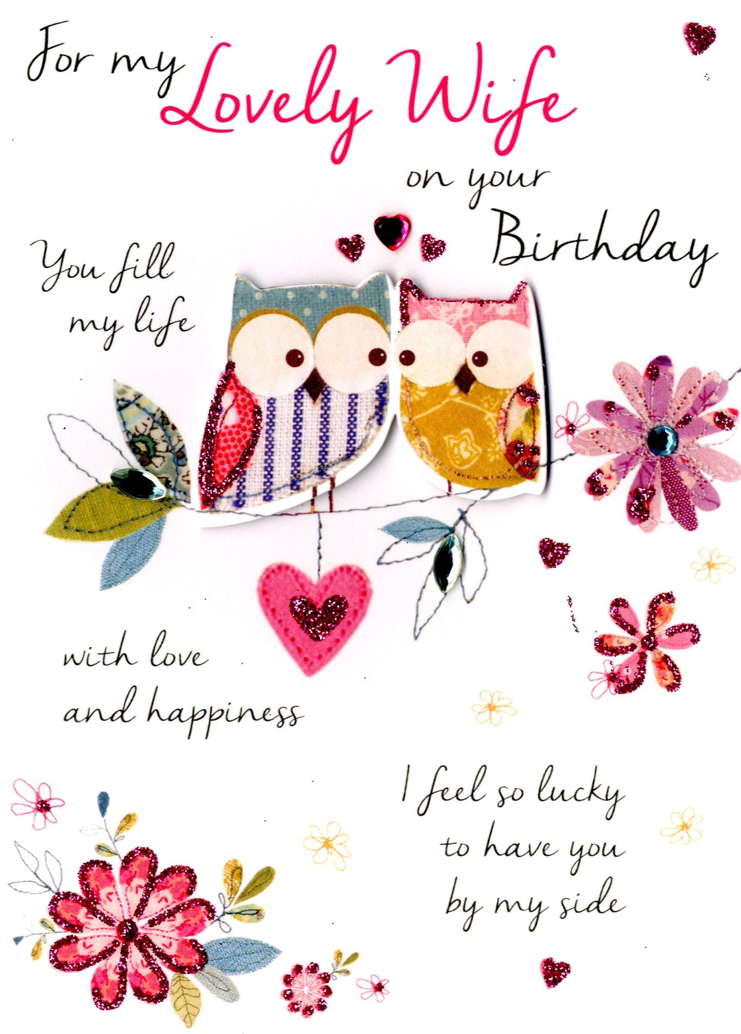 Birthday Cards For Wife Card Design Template