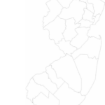 Blank New Jersey County Map Free Download