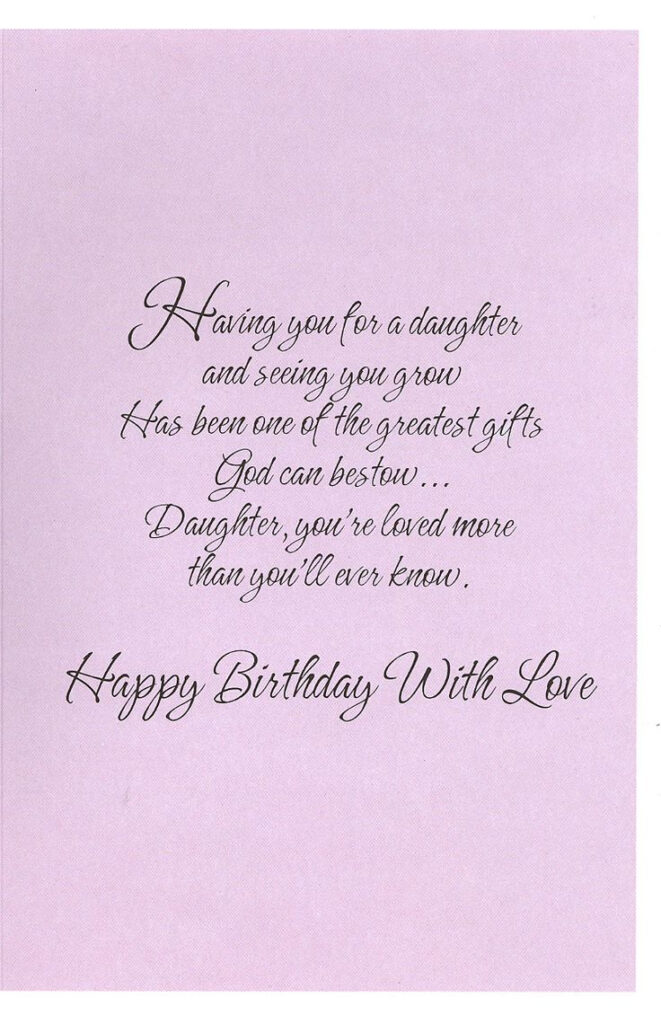 Christian Birthday Cards For Daughter Google Search Birthday 
