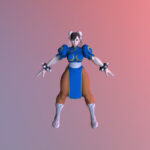 Chun Li Model Download Free 3D Model By Giuliano Maicol Bruno