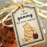 Classic Winnie The Pooh Gift Tag A Little Yummy For Your Tummy In