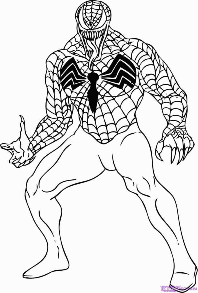 Coloring Pages Venom Coloring Home