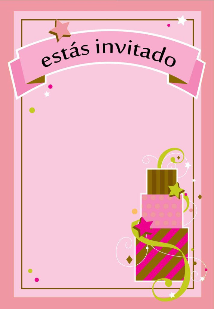 Cumplea os Divertido Ni a Invitaci n Destacada Para Imp Birthday 