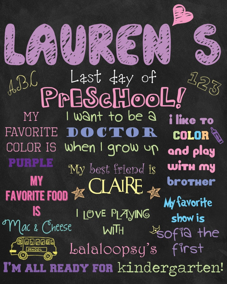 Custom Printable Last Day or First Day Of School Board Poster any 