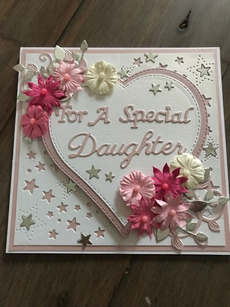 Daughter Birthday Card Happy Birthday Daughter Cards Birthday Card 