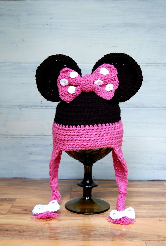 DIY Crochet Minnie Little Mouse Hat Pattern