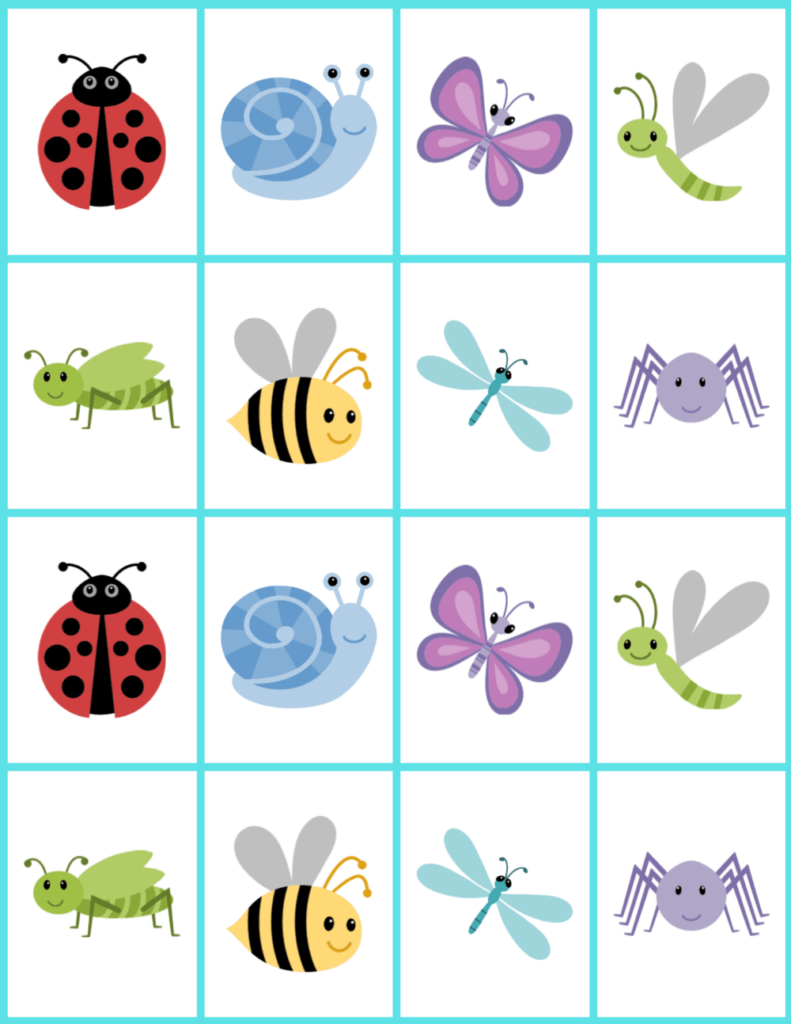 DIY Memory Game Cards For Kids free Printable StlMotherhood