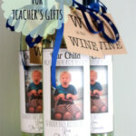 DIY Wine Bottle Label Flash Card Gift Tag For Teacher s Gifts Wine