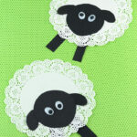 Doily Sheep Craft Easy Peasy And Fun