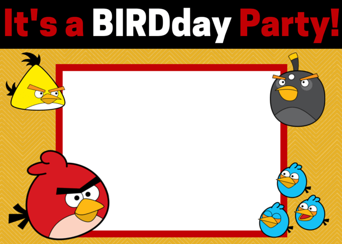 Download Your Free Angry Birds Invitations 