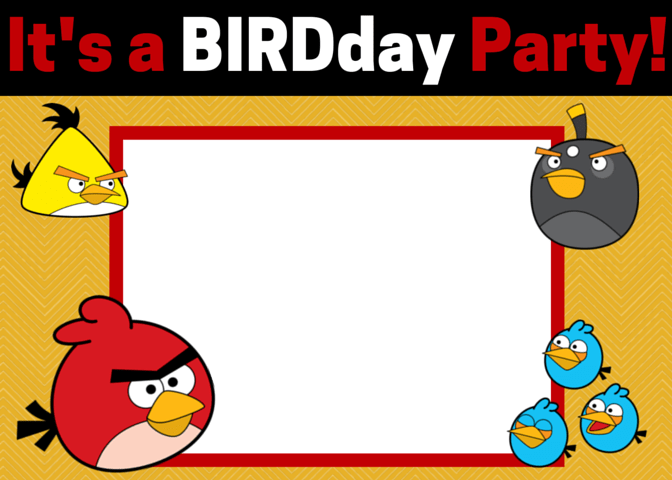 Download Your Free Angry Birds Invitations