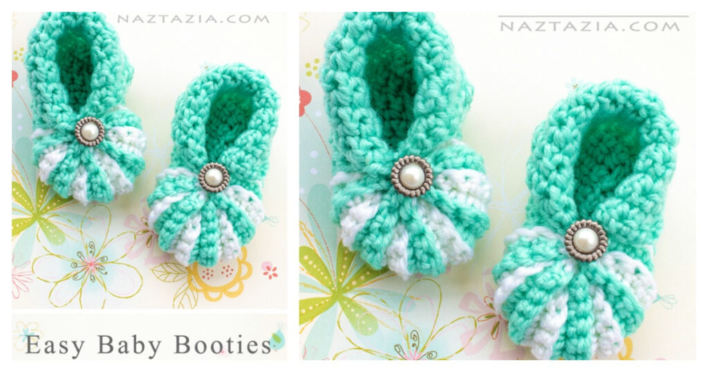 Easy Baby Booties Free Crochet Pattern And Video Tutorial