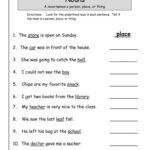 English Grammar Noun Worksheet For Grade 1 Nouns Worksheet Nouns