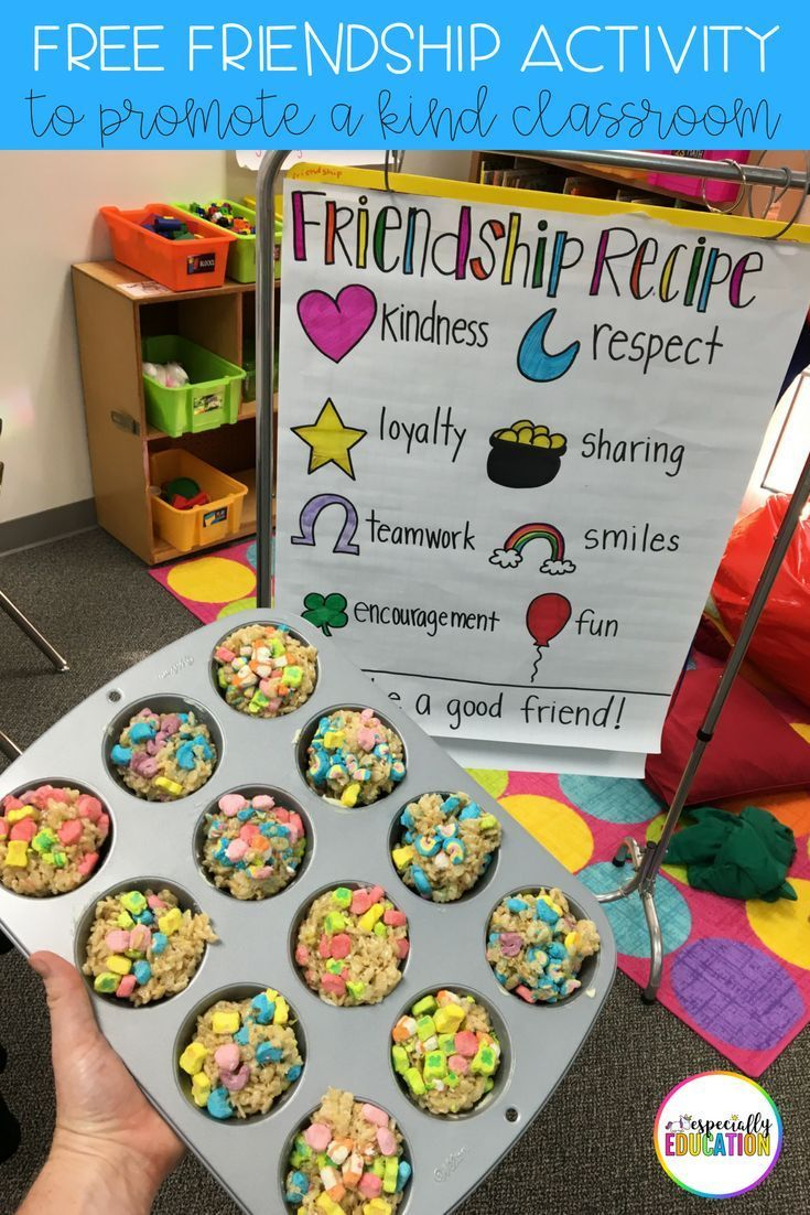 especiallyeducation Friendship Treats Preschool Friendship Social