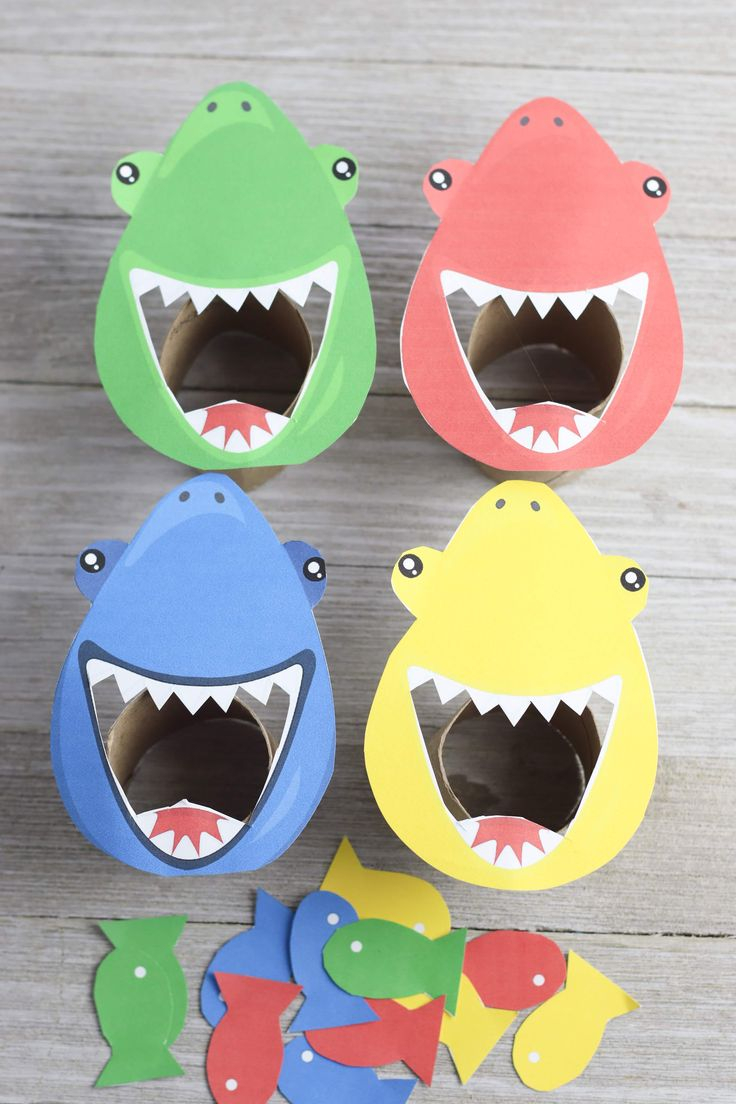 Feed The Shark Game With Free Printable Toddler Learning Activities