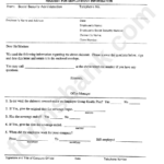 Form Cms L564 Request For Employment Information Printable Pdf Download