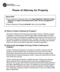 Free Illinois Power Of Attorney Forms And Templates