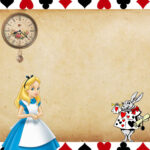 FREE PRINTABLE Alice In The Wonderland Birthday Invitation