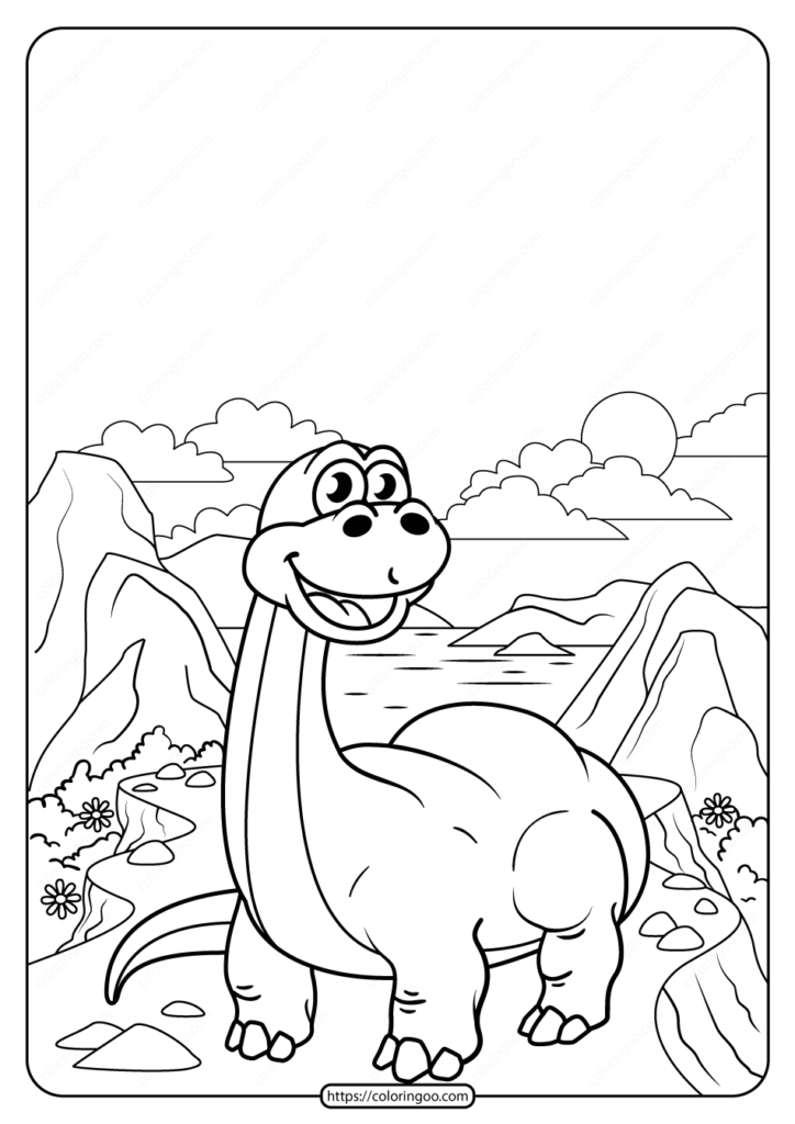 Free Printable Animals Dinosaur Coloring Pages 10 Free Printable 