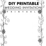 FREE PRINTABLE DIY Printable Wedding Invitation Templates