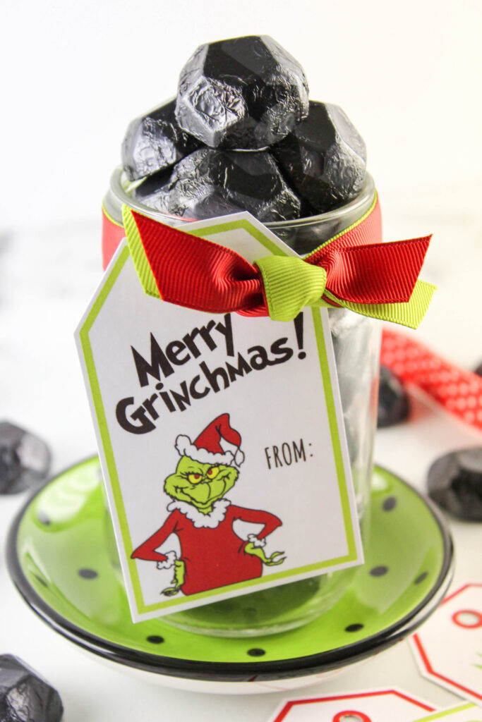 Free Printable Grinch Christmas Gift Tags Baking You Happier