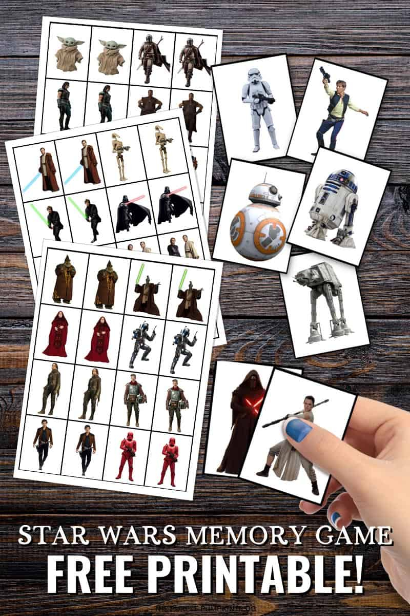 Free Printable Star Wars Memory Game Cards For May The 4th