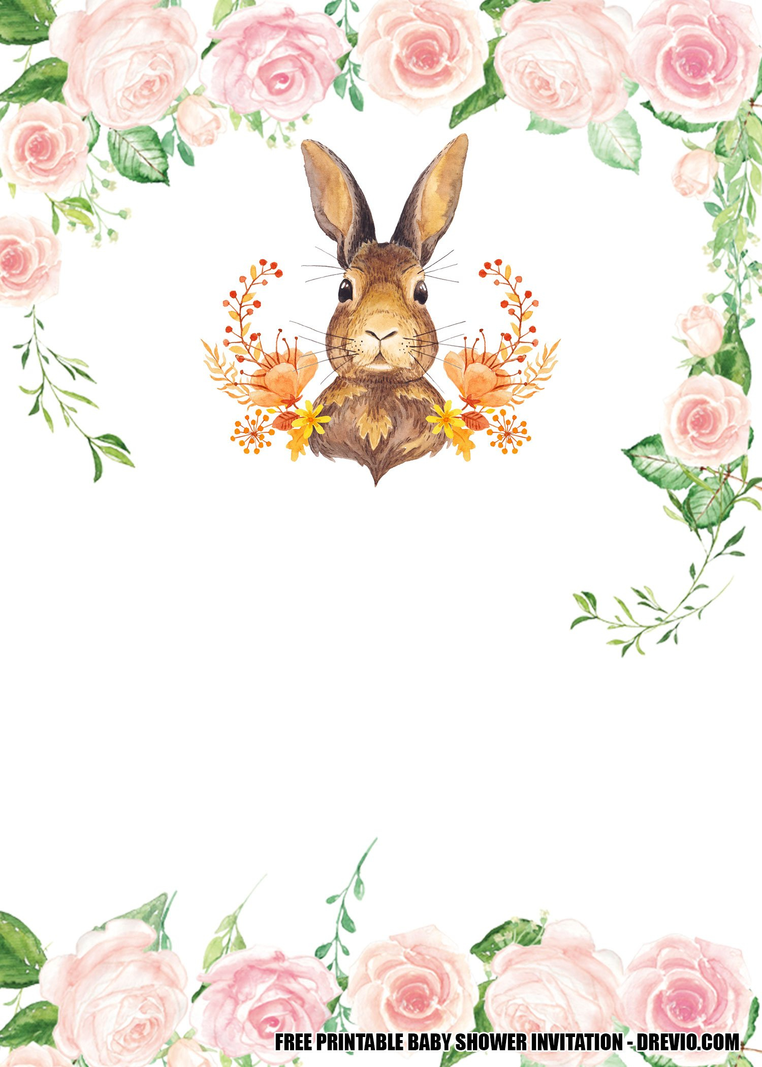 Free Printable Template Some Bunny Is One Birthday Invitation In