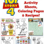 FREE Printable Toy Story 4 Coloring Pages Activity Sheets Recipes