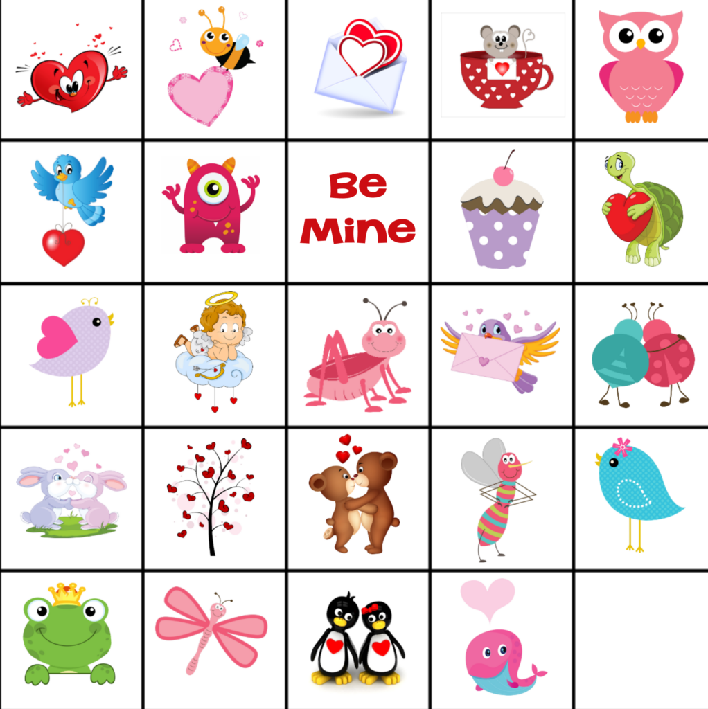 Free Printable Valentine Memory Game