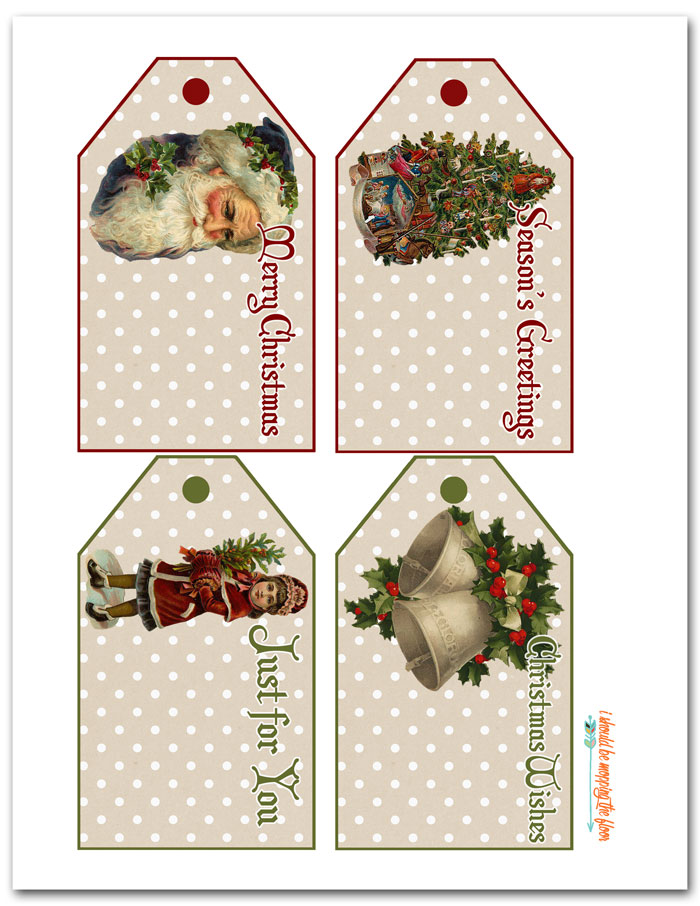 Free Printable Vintage Christmas Tags Free Christmas Tags Printable