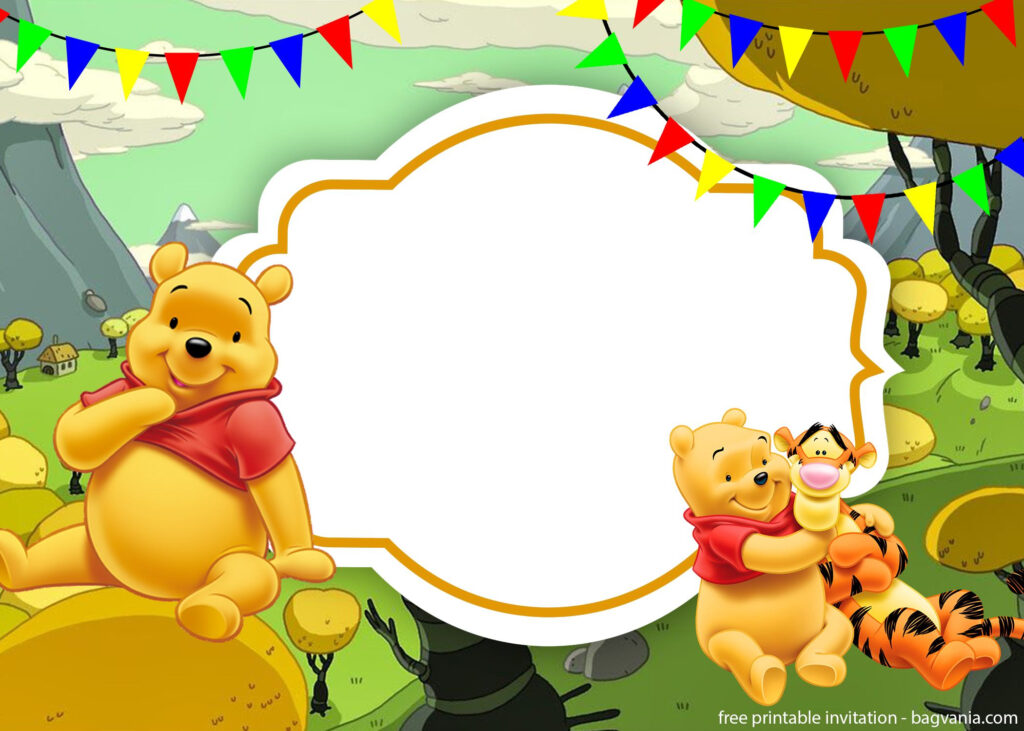 Free Printable Winnie The Pooh Invitation Template FREE Printable 