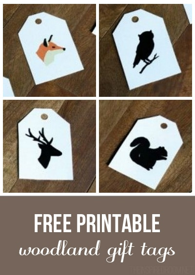  Free Printables Hand Drawn Woodland Gift Tags The Inspired Room