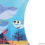 FREE Shark Baby Shark Invitation Templates FREE Printable Birthday