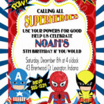 Free Superhero Invitation Templates Lovely Calling All Superheroes Bir