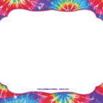 FREE Tie Dye Invitation Template Download Hundreds FREE PRINTABLE