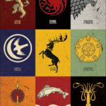 Game Of Thrones Sigils Art Print Buy At EuroPosters