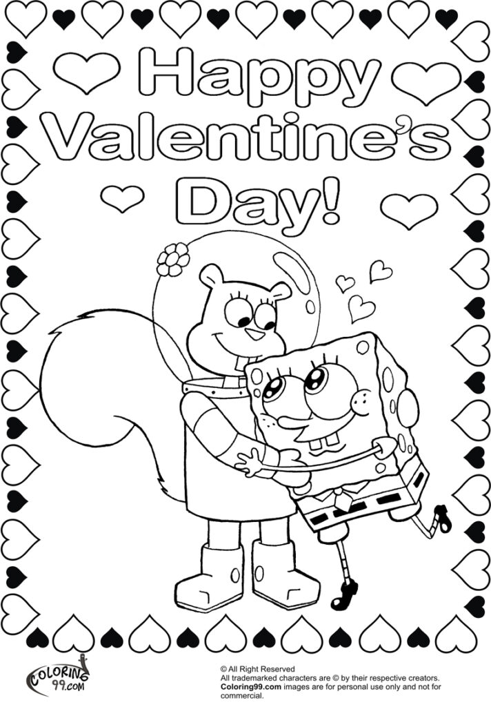 Happy Valentines Coloring Pages At GetColorings Free Printable 