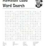 Hawaiian Luau Word Search AllFreePrintable hawaiianluauparty