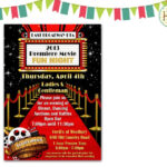 Hollywood Party Invitation Ideas Red Carpet Party Invitations