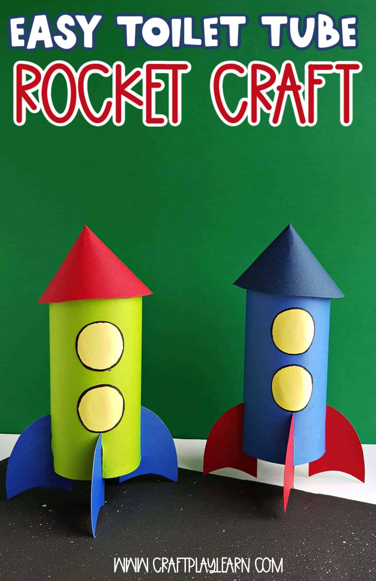 Homemade Rocket Craft For Kids Craft Play Learn