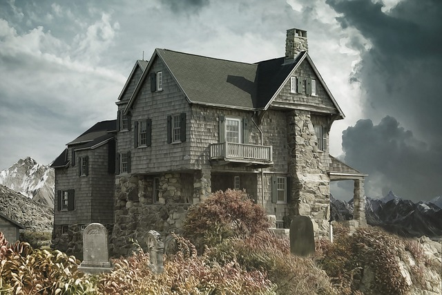 House Cemetery Haunted Free Photo On Pixabay