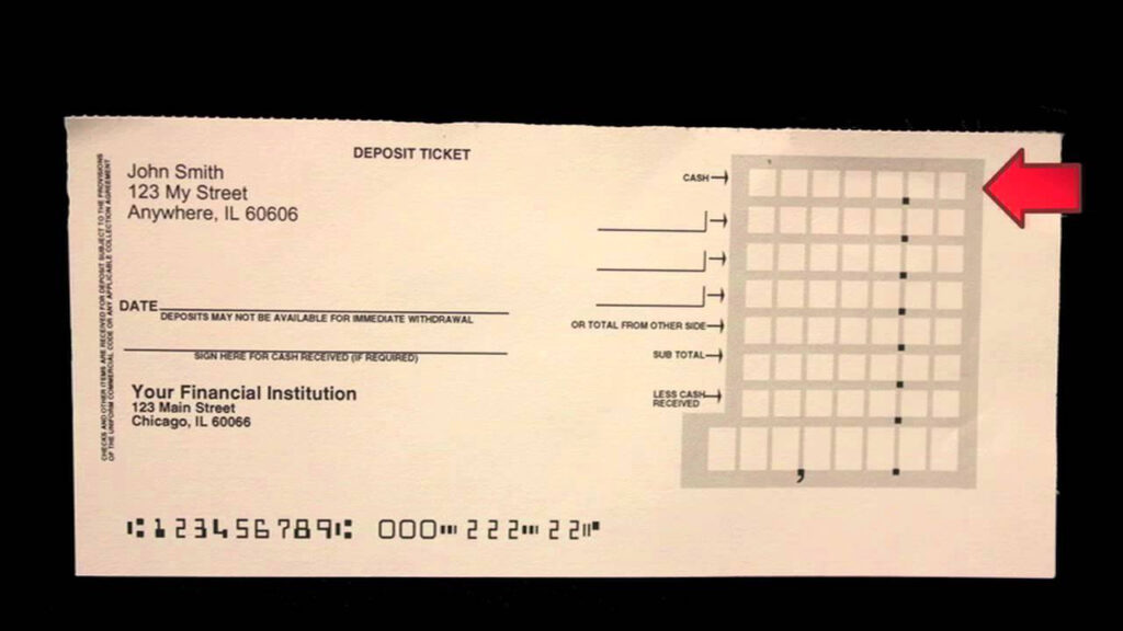 How To Fill Out A Deposit Slip Carousel Checks YouTube