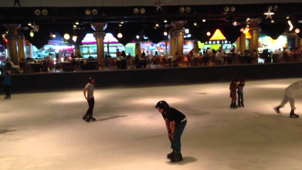 ICE SKATING AT AL SHALLAL THEME PARK JEDDAH SAUDI ARABIA YouTube