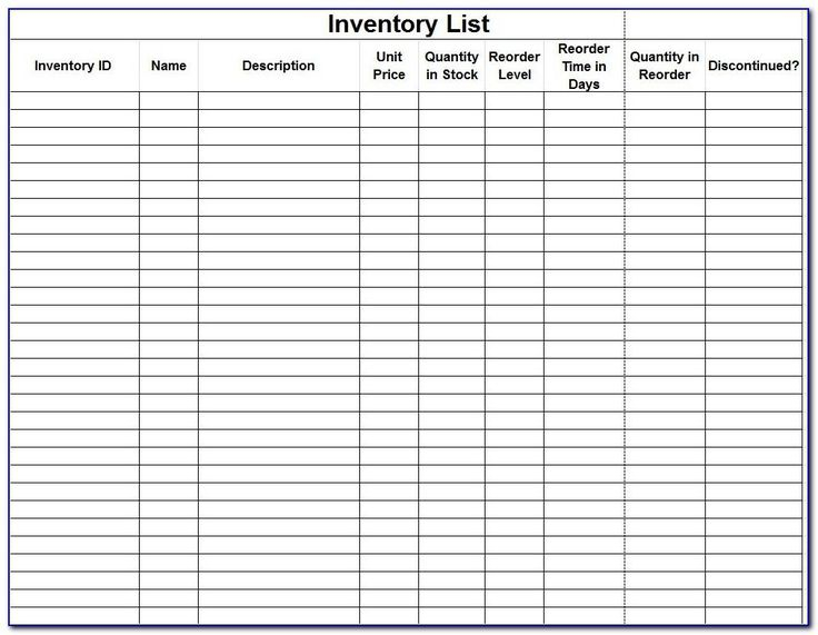 Inventory Control Forms In 2020 Spreadsheet Template Schedule 