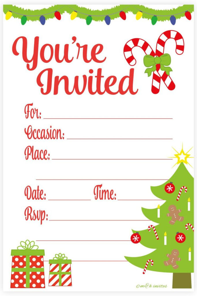 Invitation Templates Christmas 9 TEMPLATES EXAMPLE TEMPLATES EXAMPLE