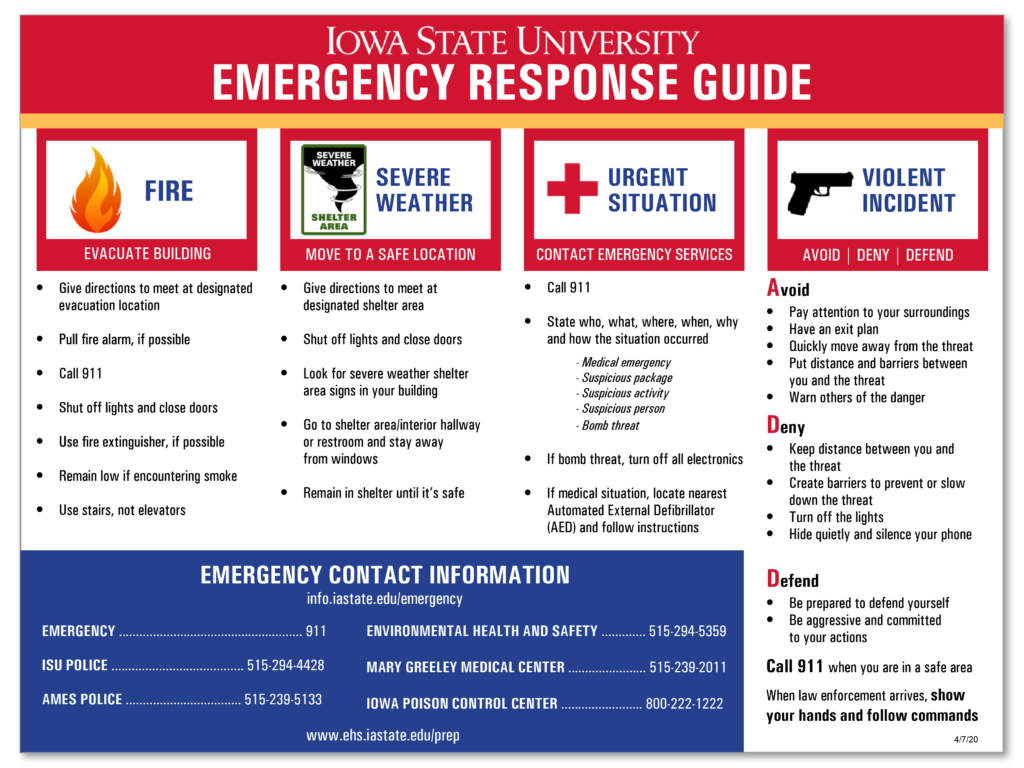 Iowa State University Emergency Response Videos Environmental 